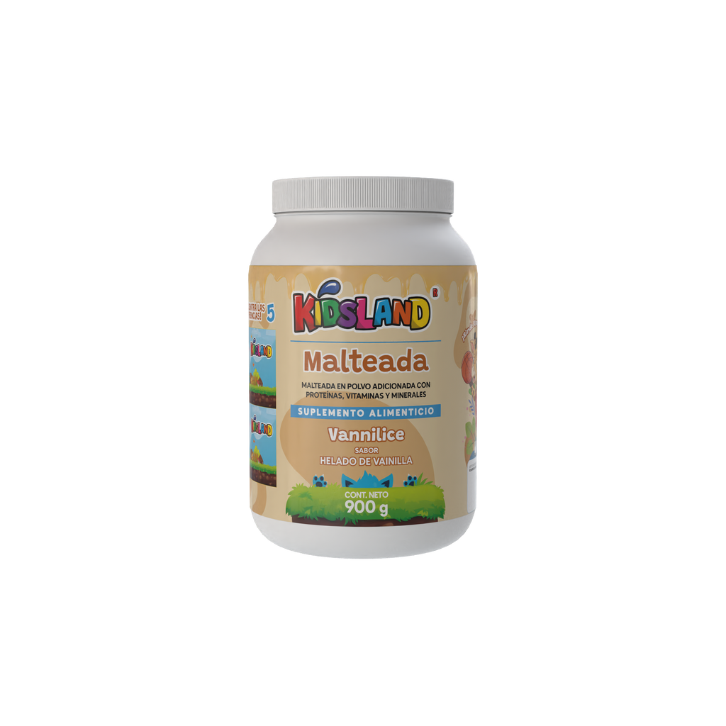 Malteada en Polvo Vannilice | Adicionada con Proteínas, Vitaminas y Minerales | 900 g