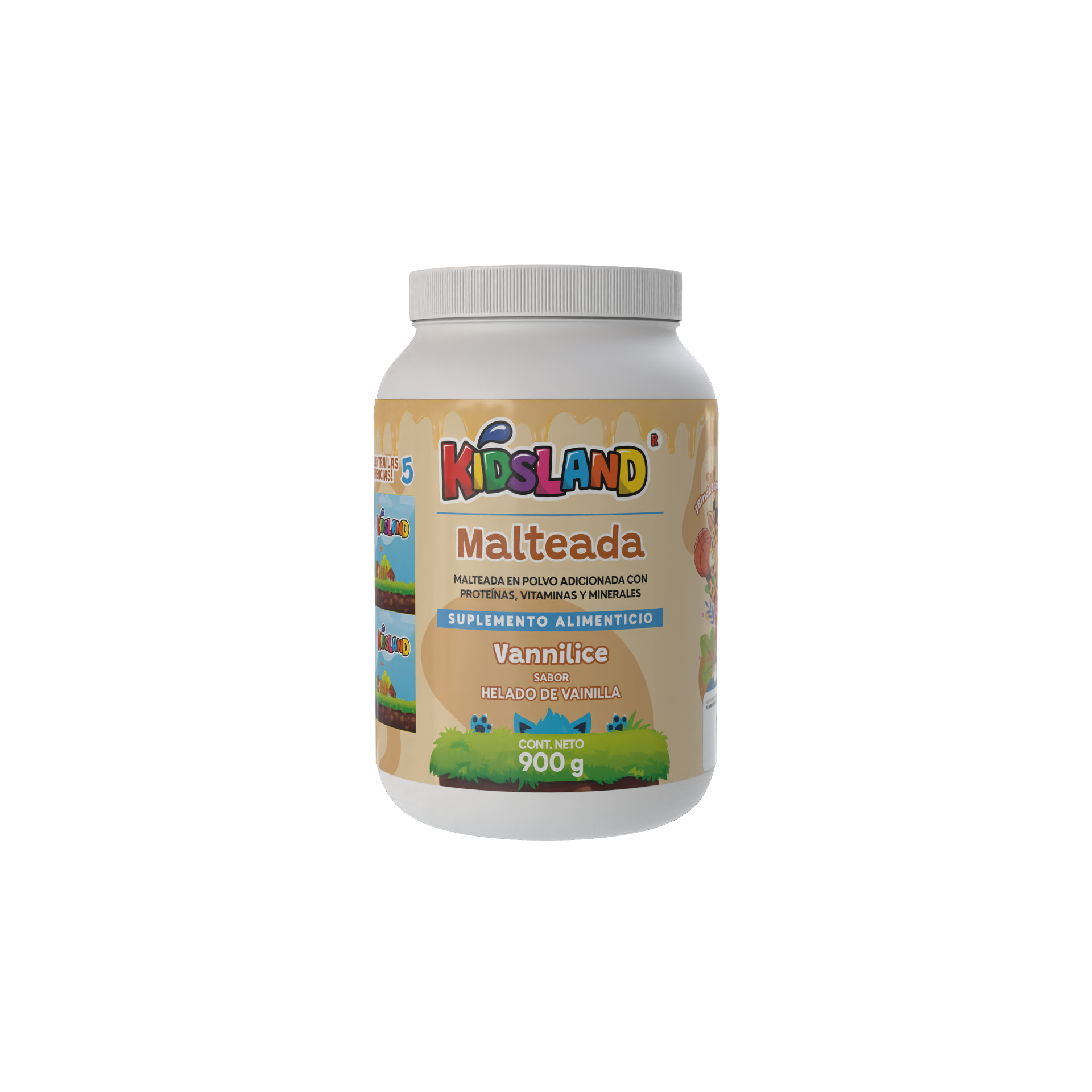 Malteada en Polvo Vannilice | Adicionada con Proteínas, Vitaminas y Minerales | 900 g