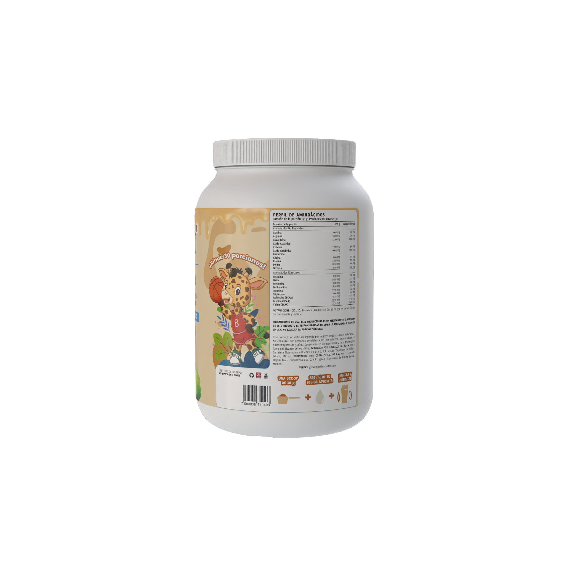 Malteada en Polvo Vannilice | Adicionada con Proteínas, Vitaminas y Minerales | 900 g