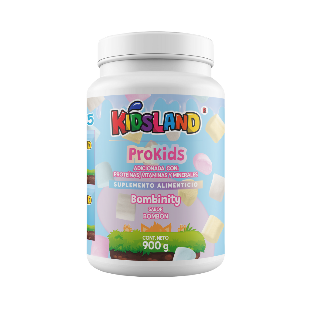 ProKids Proteína Bombinity | Adicionada con Vitaminas y Minerales | 900 g