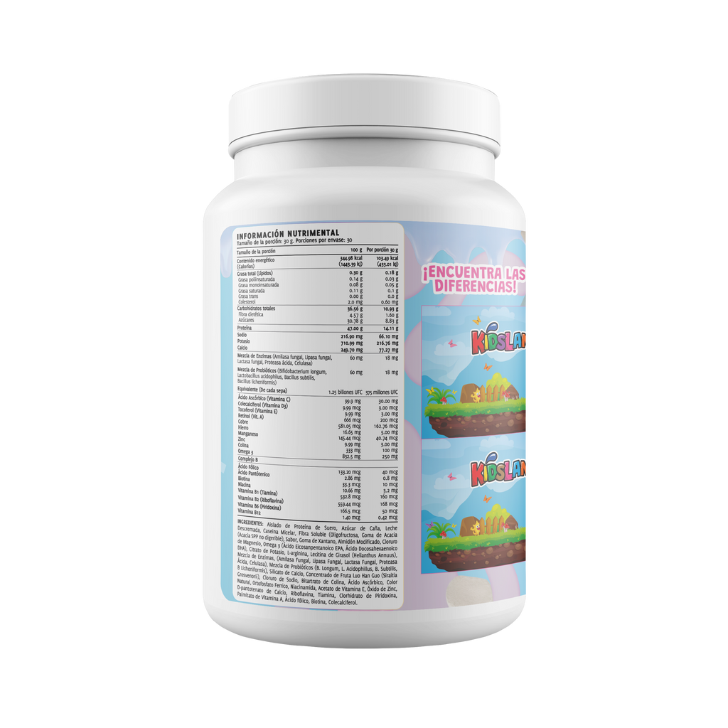 ProKids Proteína Bombinity | Adicionada con Vitaminas y Minerales | 900 g