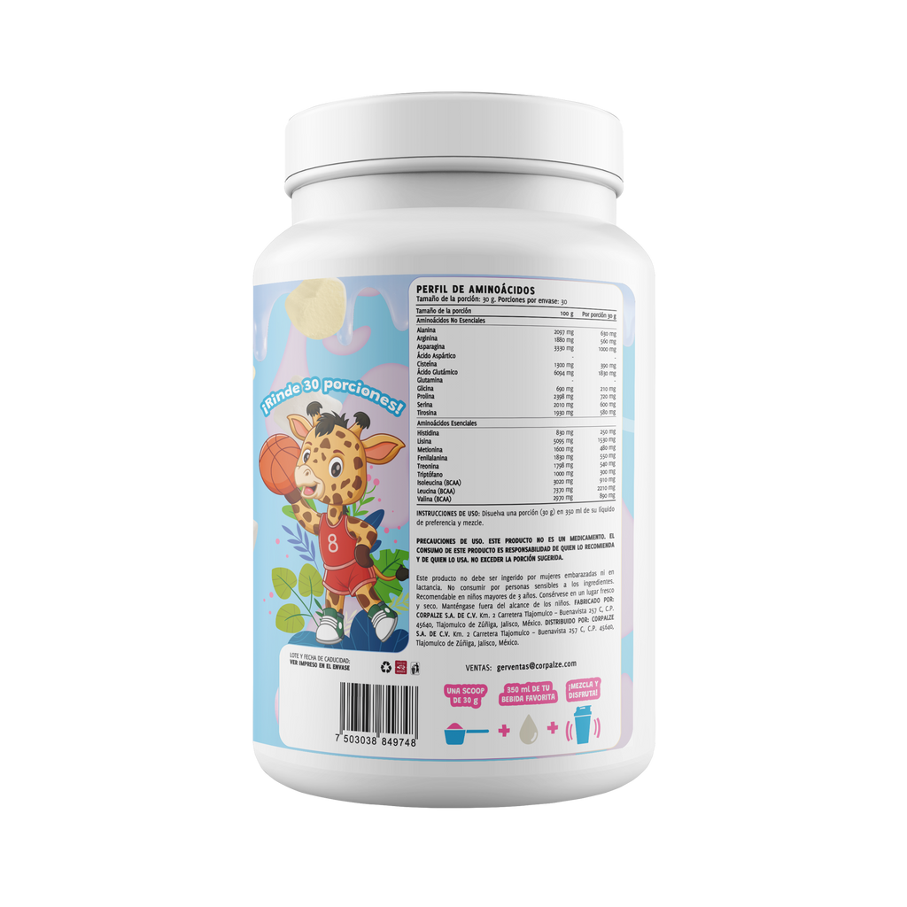 ProKids Proteína Bombinity | Adicionada con Vitaminas y Minerales | 900 g