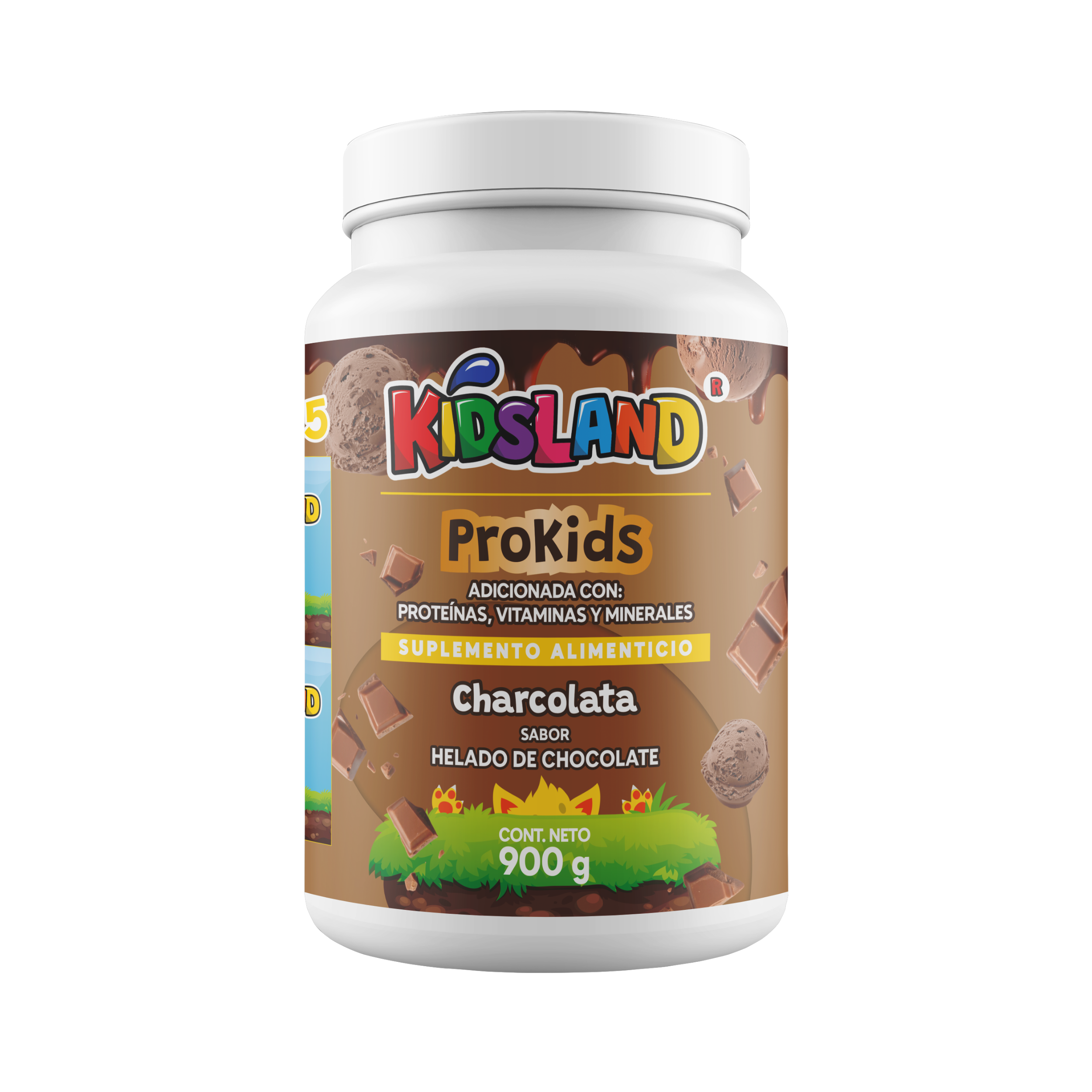 ProKids Proteína Charcolata | Adicionada con Vitaminas y Minerales | 900 g