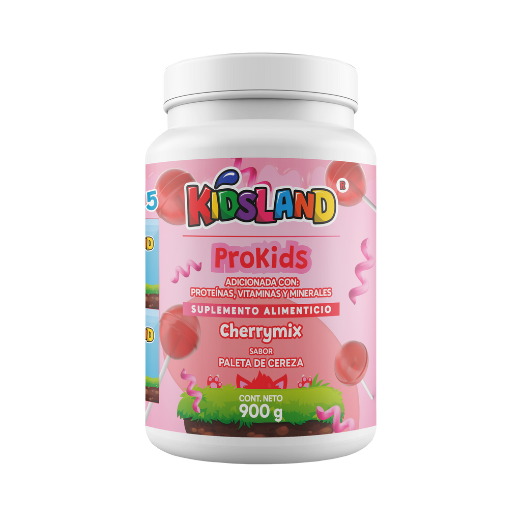 ProKids Proteína Cherrymix | Adicionada con Vitaminas y Minerales | 900 g