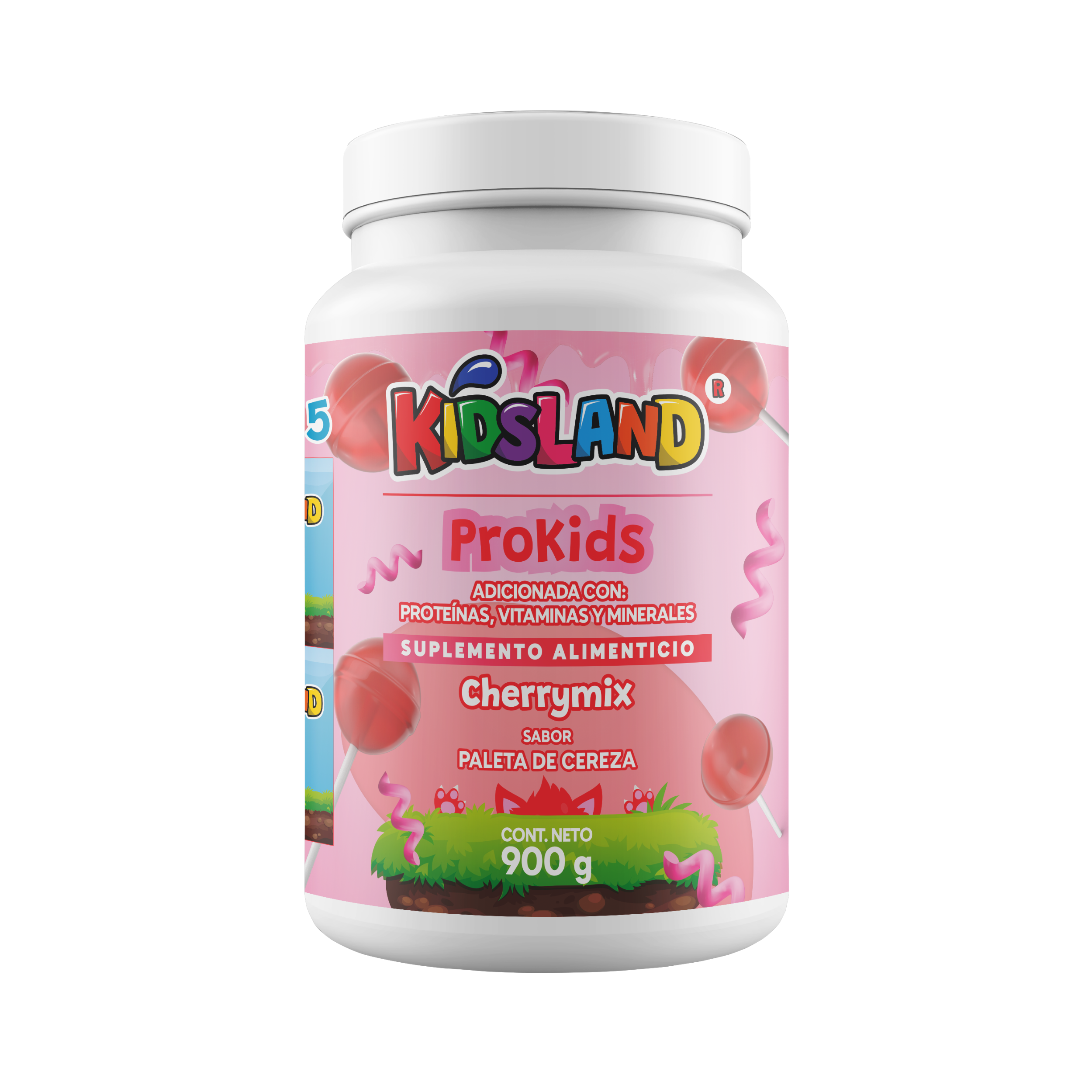 ProKids Proteína Cherrymix | Adicionada con Vitaminas y Minerales | 900 g