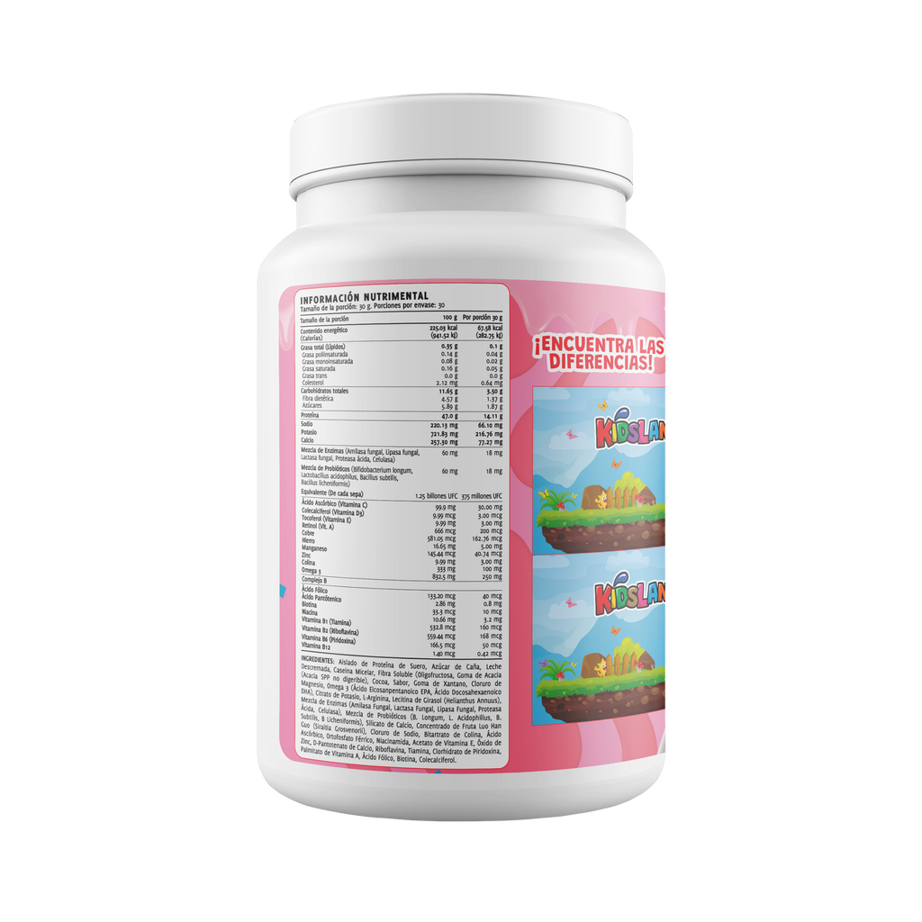 ProKids Proteína Cherrymix | Adicionada con Vitaminas y Minerales | 900 g