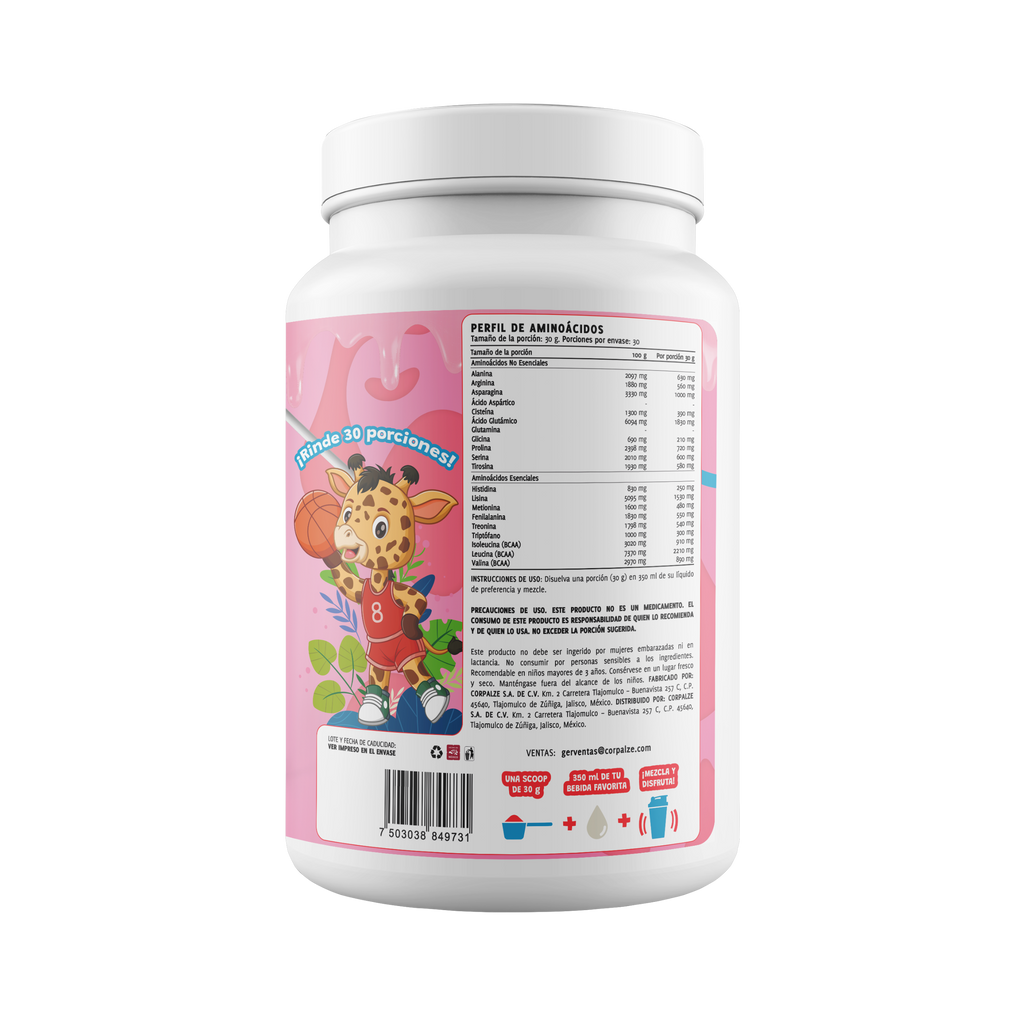 ProKids Proteína Cherrymix | Adicionada con Vitaminas y Minerales | 900 g