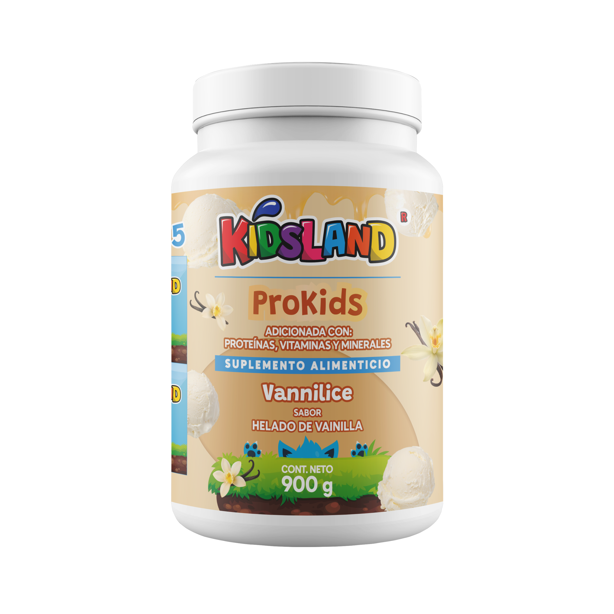 ProKids Proteína Vannilice | Adicionada con Vitaminas y Minerales | 900 g