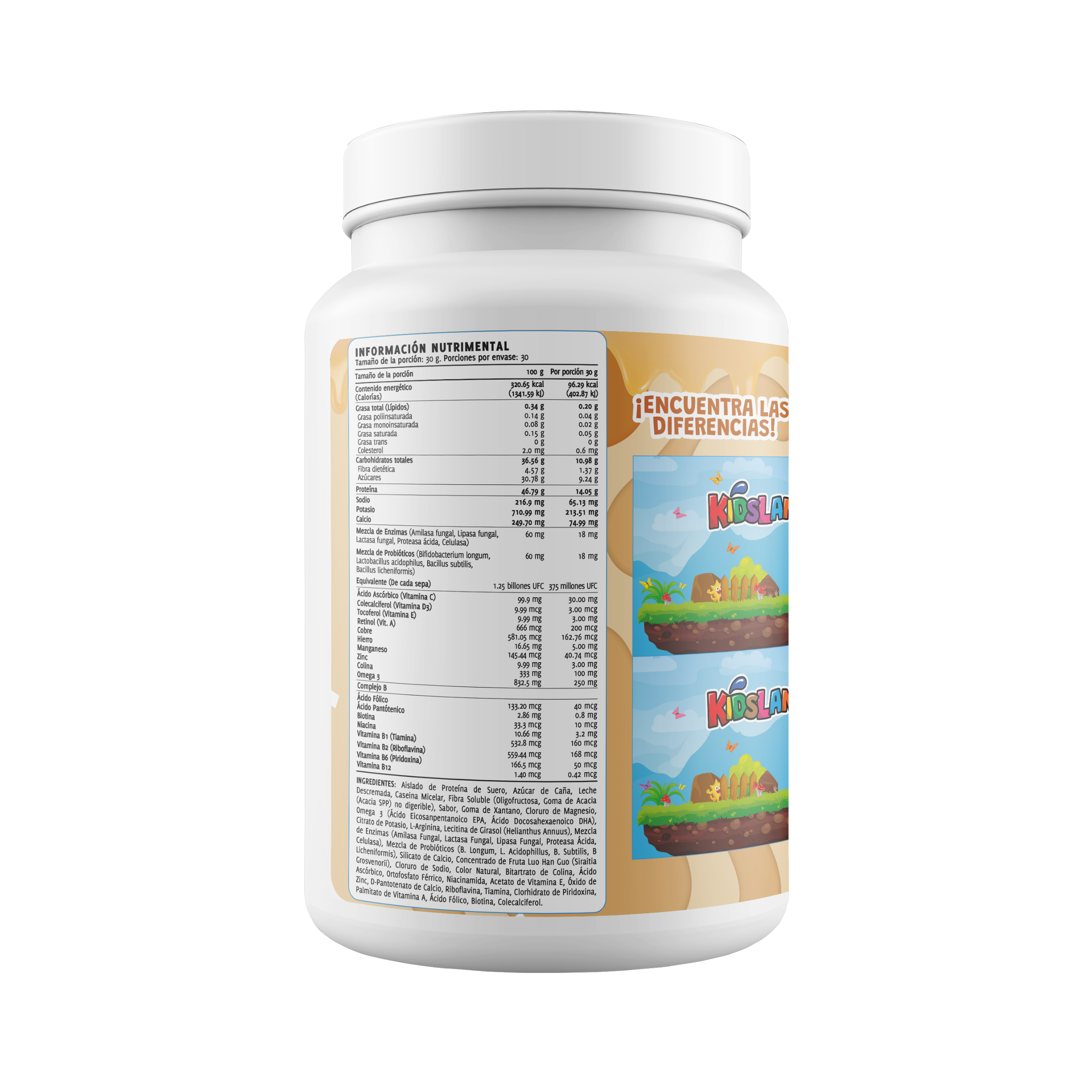 ProKids Proteína Vannilice | Adicionada con Vitaminas y Minerales | 900 g